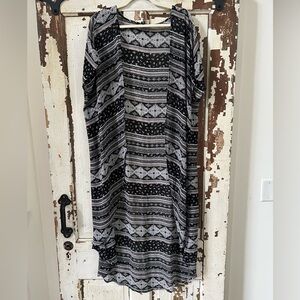 Torrid Paisley Hi-Lo Long Duster